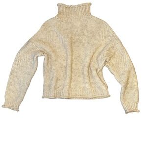 Anthropologie Cream Sweater